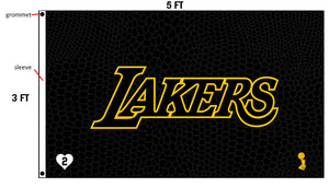 Black Mamba | Lakers Championship Banner | 3' x 5'